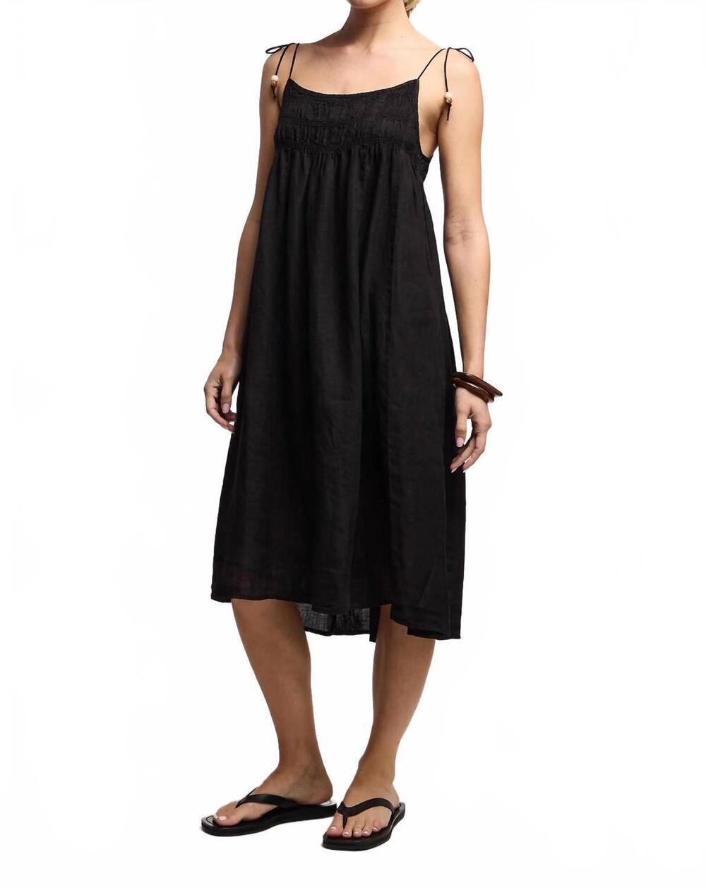 NEW VELVET BY GRAHAM & SPENCER teresa midi dress in black